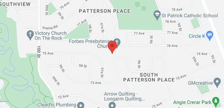 map of 7426 patterson  Drive